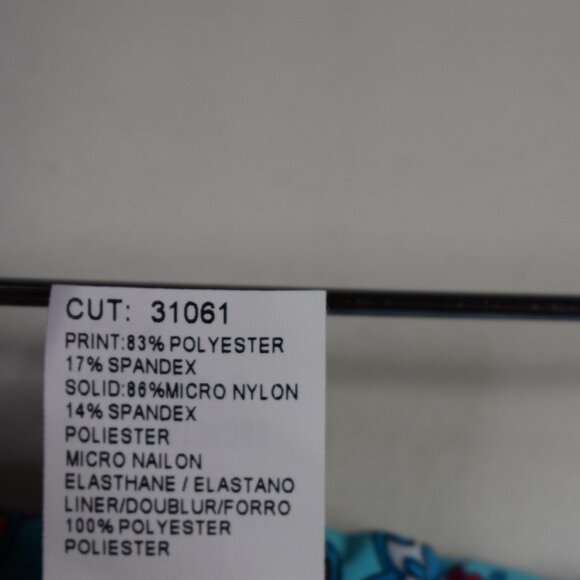 Athena Swim Bottoms 6 Womens Multicolor Swimwear Boho Ruffle Paisley Print - Picture 6 of 9